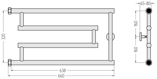 ДР High-Tech model "G+" 320х650