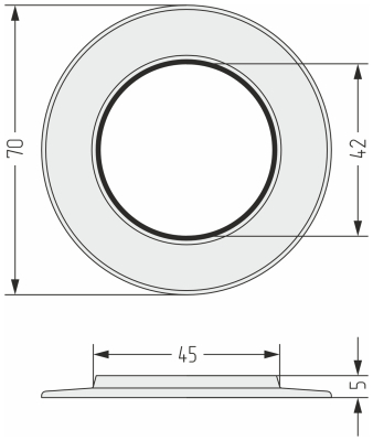 Увеличитель диаметра TUBE d нар. 50-70 мм / 2 шт. /