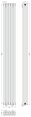 ДР ЭСТЕТ-11 н/ж 1800х225 / 5 сек