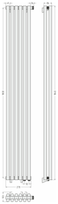 ДР ЭСТЕТ-11 н/ж EU50 1800х270 / 6 сек
