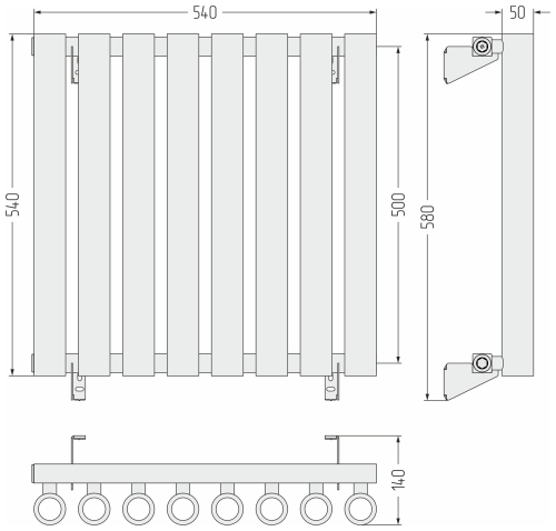 ДР КУМИР-0 н/ж  500х540 / 8 сек