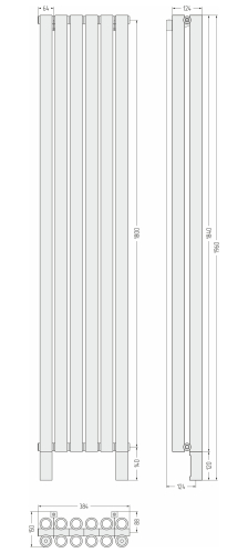 ДР ЭТАЛОН-00 н/ж 1800х383 / 6 сек