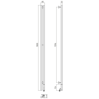 Electric   radiator "Nuance" (1800)