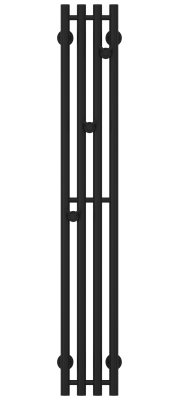 ДР КАНТАТА PRO 1200х150 (Матовый чёрный)